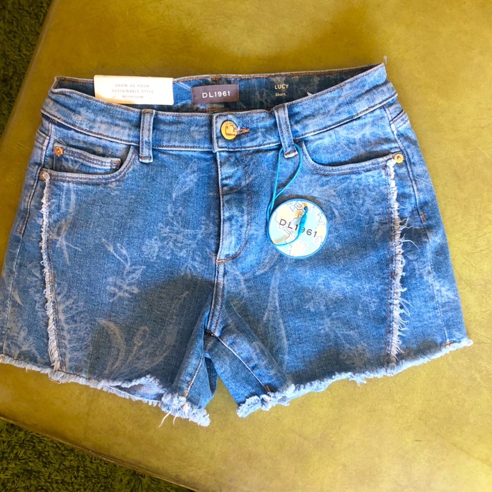 Girls DL 1961 denim shorts